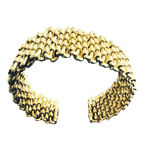 Shine gold Cuff bracelet