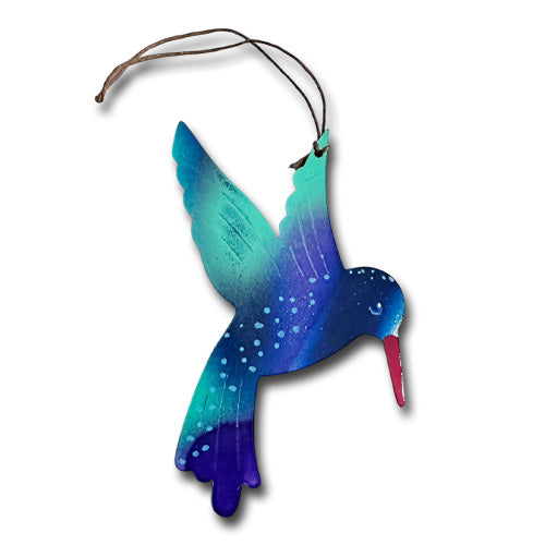 Hummingbird Copper Ornament.