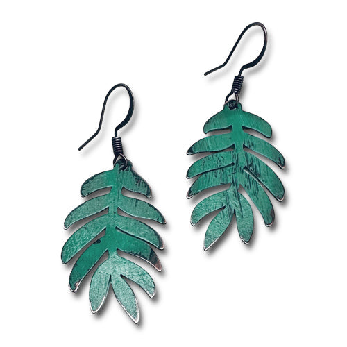 Sage Leaf Dangle earrings
