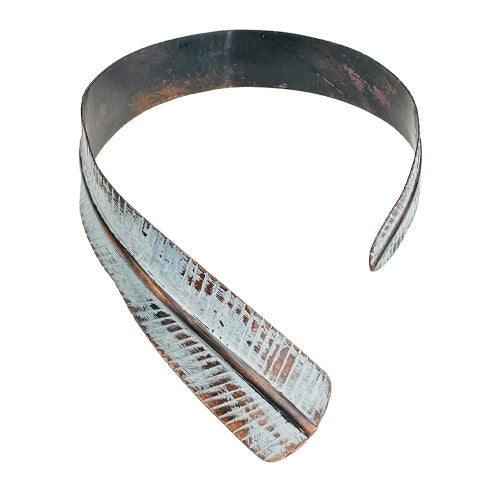 FOLDED LEAF CHOKER +  Matching cuff option