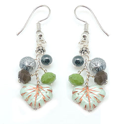 vintage sage green Earrings