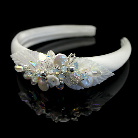 White Crystal Headband - Nurit Niskala