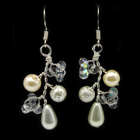 Delicate Pearl Earrings - Nurit Niskala