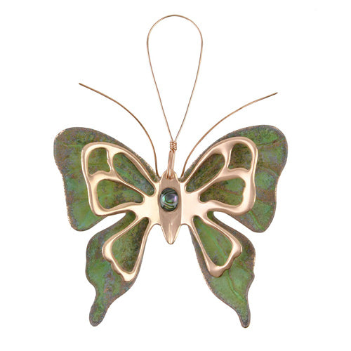 Butterfly Copper Ornament