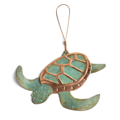 Turtle Copper Ornament