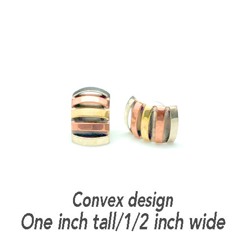 Three Mix Metals Earrings designs