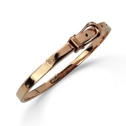 Belt Style Shiny Copper Bracelet