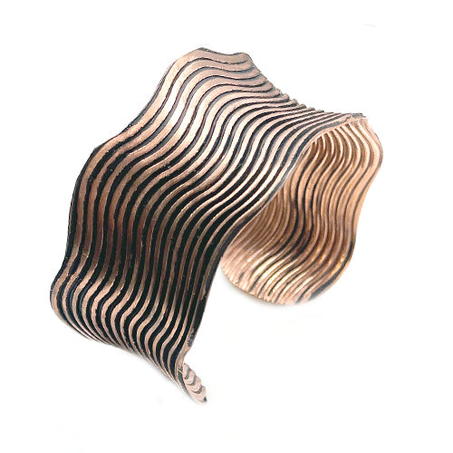 Copper WAVY Cuff