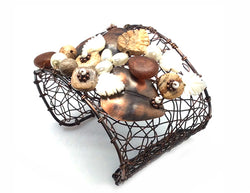 Woven Gemstone Cuff