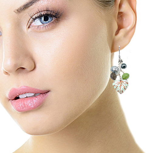 vintage sage green Earrings
