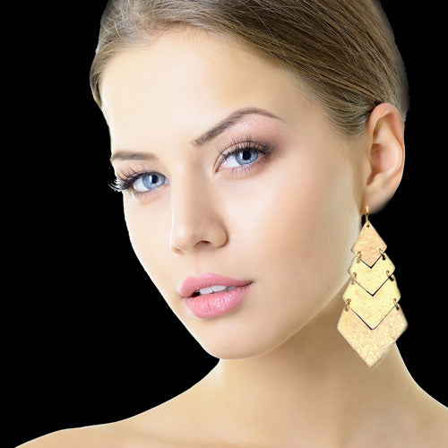 Multi-Layered Drop Earrings