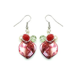 Coral Lime Earrings