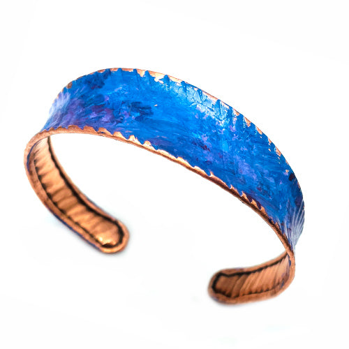 Blue Purple Narrow Cuff