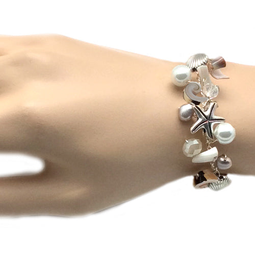 Starfish and Mollusk Bracelet