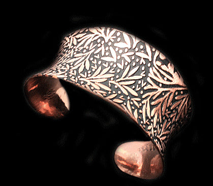 Copper FLORAL Cuff