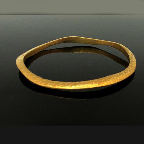 Bronze Thick Bangle - Nurit Niskala