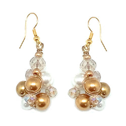 Champhine cream Earrings