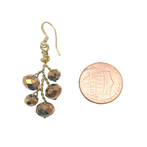 Bronze DANGLE Earrings