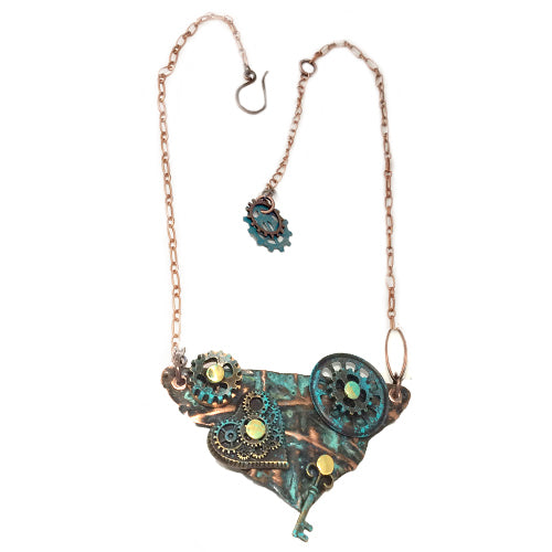 Steampunk Heart Necklace