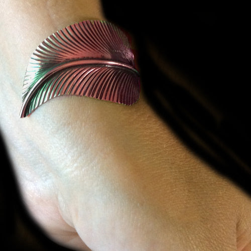 Three Leaf Copper Bracelet