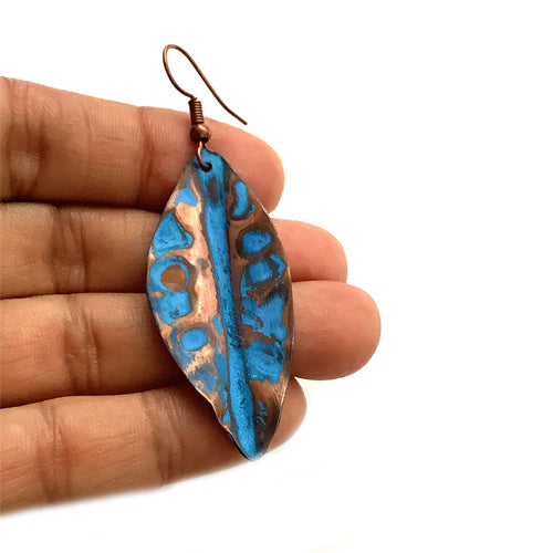 Lapis Patina Earrings