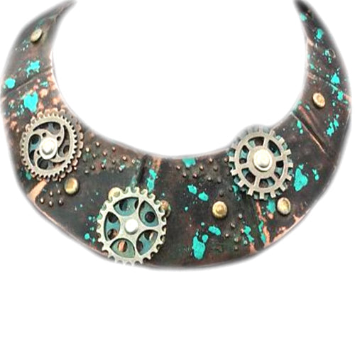 Steampunk Copper Choker