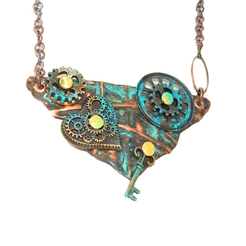 Steampunk Heart Necklace