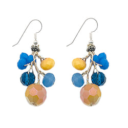 Honey mustard Denim Earrings