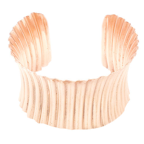 Crinkle Cuff Bracelets Silver,Copper or Gold