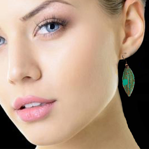 Green Turquoise Small Earrings