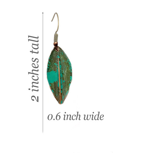 Green Turquoise Small Earrings