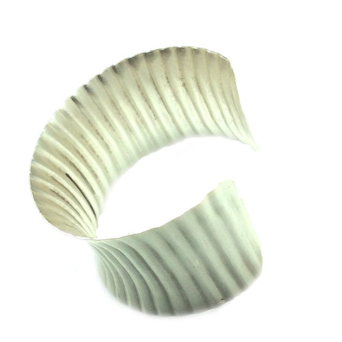 Crinkle Cuff Bracelets Silver,Copper or Gold