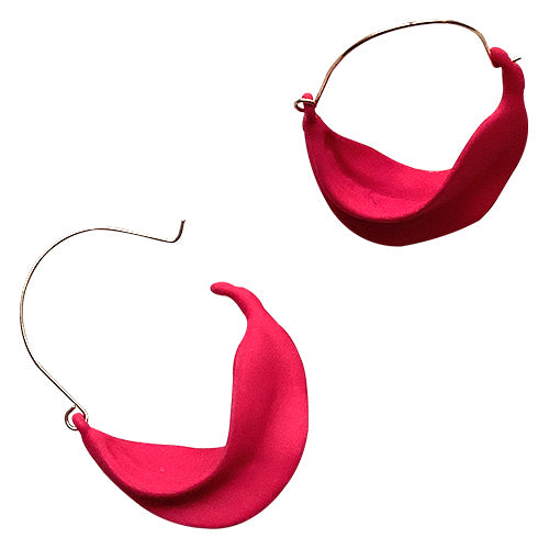 Fuchsia Twist Earrings