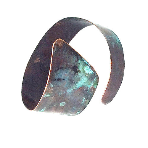 Vintage Turquoise Copper Cuff