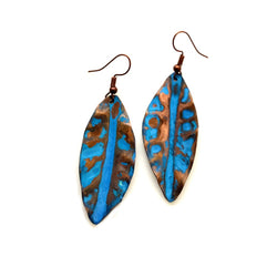 Lapis Patina Earrings