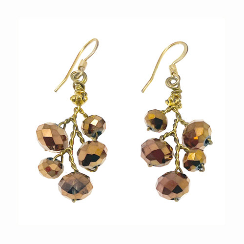 Bronze DANGLE Earrings