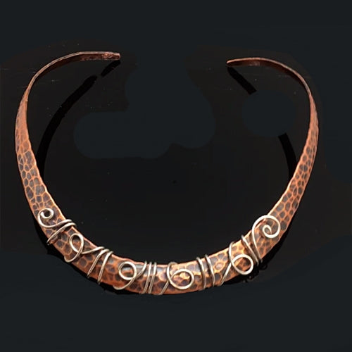 Copper U Choker - Nurit Niskala