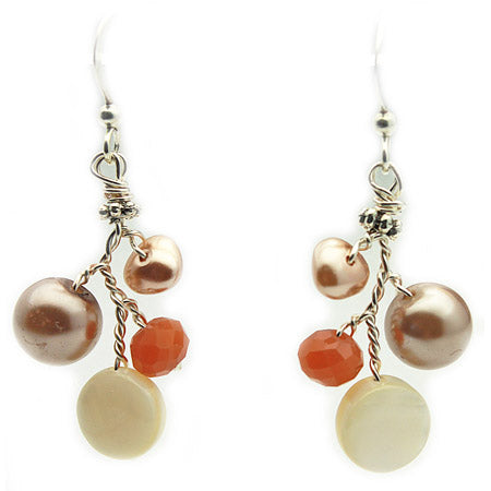 Champagne Squash Earrings - Nurit Niskala