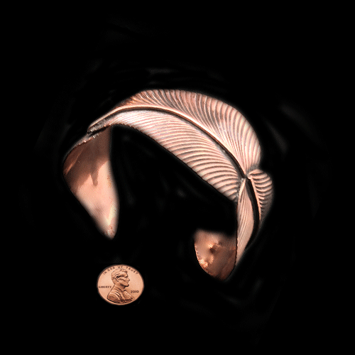 Three Leaf Copper Bracelet