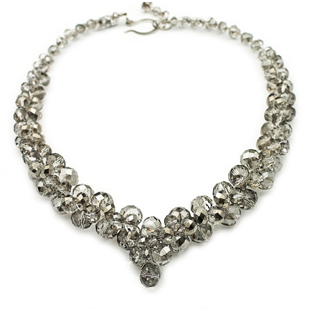 Swarovski Crystal V Necklace - Nurit Niskala