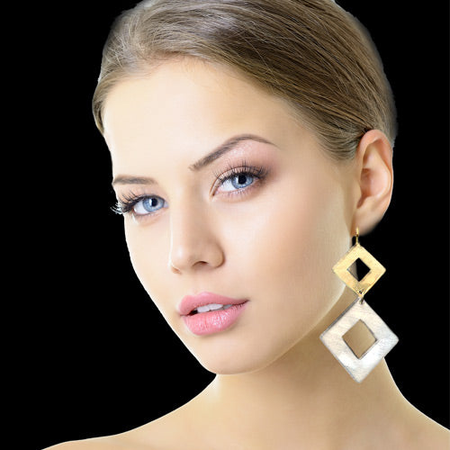 Squares Drop Earrings