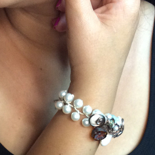 Swarovski Pearl Copper Design