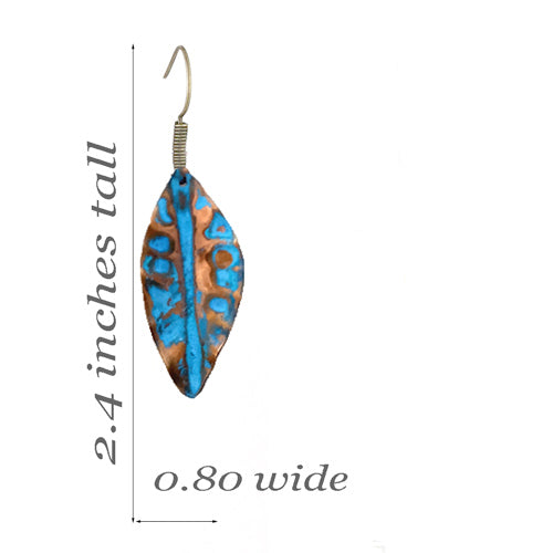 Lapis Patina Earrings