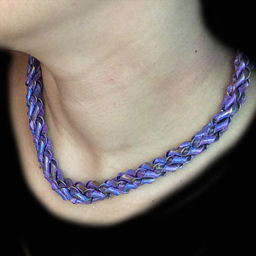 Purple Twisty Chokers